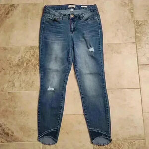 Vintage America Blues Boho Capri Skinny Jeans